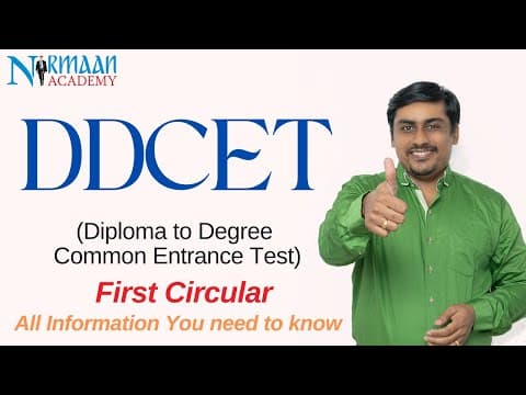 DDCET (Diploma to Degree Common Entrance Test)