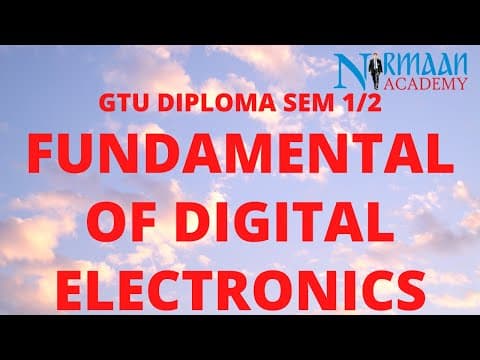 Fundamental of Digital Electronics (GTU Diploma Sem 1/2 CE/IT/BM)