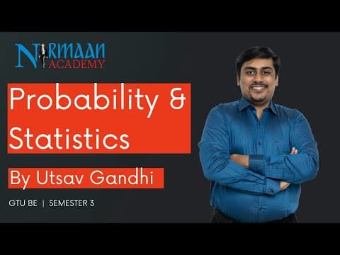 Probability & Statistics (Maths 3) - GTU BE Sem 3 CE/IT/BM/EC
